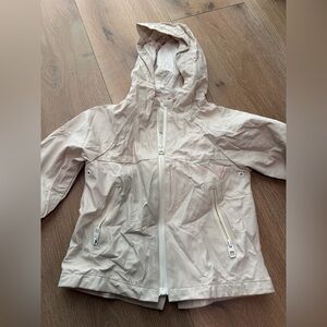 Zara kids Cream Hooded raincoat